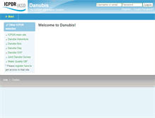 Tablet Screenshot of danubis.icpdr.org